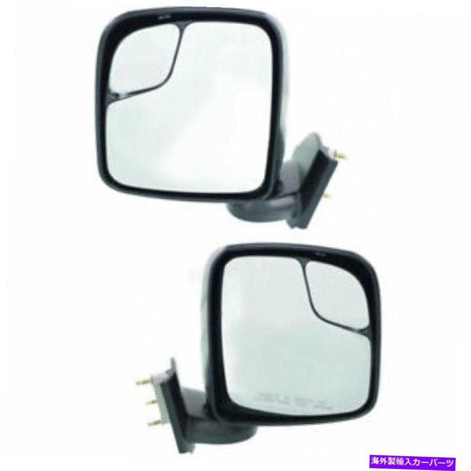 USミラー 2つの新しいセットFITS NISSAN NV200 2013-18 LH＆RH SIDE MIRRRY MAN FLDG NON-HTD New Set Of 2 Fits NISSAN NV200 2013-18 LH & RH Side Man Mirror Man Fldg Non-Htd