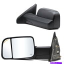 USミラー 02-08向けDodge Ram 1500/03-09 2500 3500 Towing Mirrorsパワー加熱矢印ランプ For 02-08 Dodge Ram 1500/03-09 2500 3500 Towing Mirrors Power Heated Arrow Lamp