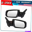 USミラー ブラックLH+RHサイドパワーミラー11-15 Kia Sorento LX＆Ex Signalの手動で折りたたむ Black LH+RH Side Power Mirrors Manually Fold For 11-15 KIA SORENTO LX&EX Signal