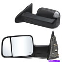 USミラー 2002-2008向けDodge Ram 1500/03-09 2500 3500 Towing Mirrors電力加熱信号 For 2002-2008 Dodge Ram 1500/03-09 2500 3500 Towing Mirrors Power Heated Signal