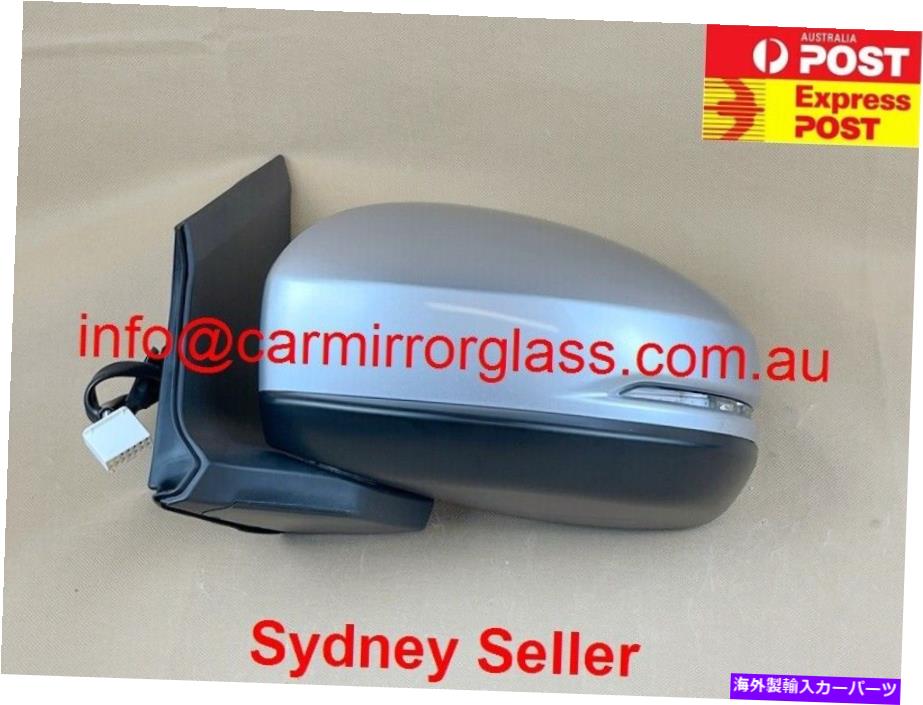 USミラー ホンダシティGMの新しいドアミラー4/2014以降（左側、ブリンカー、シルバー） NEW DOOR MIRROR FOR HONDA CITY GM 4/2014 ONWARD (Left SIDE, Blinker, Silver)