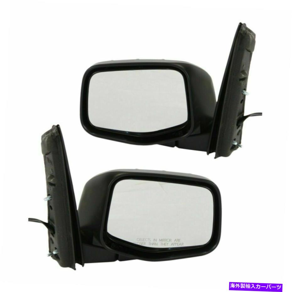USミラー 新しいフィット2011-2013ホンダオデッセイ左＆右パワードアミラーマニュアル折りたたみ New Fits 2011-2013 Honda Odyssey Left & Right Power Door Mirror Manual Folding