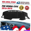 Dashboard Cover ホンダシビック2016-2018カーダッシュマットダッシュボードカバーダッシュマットパッドカーペット米国 For Honda C...