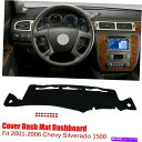 Dashboard Cover 2001-06シボレーシルバラード1500ダッシュマットカーダッシュボードパッドカーペットのダッシュカバーマット Dash Co...
