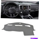 Dashboard Cover ダッシュマットダッシュカバーダッジラム1500 2500 3500 2010-2018ノンスリップカーペットグレー Dash Mat Dash Cover For Dodge Ram 1500 2500 3500 2010-2018 Non-Slip Carpet Gray(2)