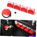 Dashboard Cover 5p赤いダッシュボードエンジン開始/停止ボタンスイッチカバーフォードマスタング15+のトリム 5p Red Dashboard Engine Start/Stop Button Switch Cover Trim For Ford Mustang 15+