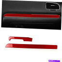 Dashboard Cover レッドカーボンファイバーコピロットダッシュボードパネルVWゴルフ6MK6 GTIのトリムカバー08-12 Red Carbon ...