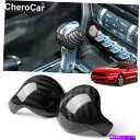 Dashboard Cover カーボンファイバーギアシフトノブカバーフォードマスタングのトリム装飾アクセサリー15-22 Carbon Fiber Gear Shift Knob Cover Trim Decor Accessories For Ford Mustang 15-22