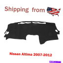 Dashboard Cover ダッシュカバーマットダッシュボードカーペットパッドは、日産アルティマ2007-2012のブラックカスタム Dash Cover ...