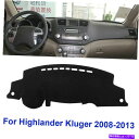 Dashboard Cover トヨタハイランダークルーガー08-13ダッシュマットサンダッシュボードカバーパッドカーインテリア For Toyota High...