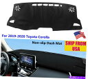 Dashboard Cover ダッシュマットカバーダッシュボードカーペットパッド2019-2021トヨタカロラの非滑りのカスタム Dash Mat Cover...