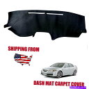 Dashboard Cover カーダッシュカバーマットダッシュボード非スリップパッドカーペットブラックAcura TL 2004-2008 Car Dash ...