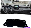 Dashboard Cover カーダッシュカバーダッシュボードカーペットマットブラック非スリップ2019-2021トヨタカロラ Car Dash Cover ...