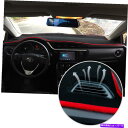 Dashboard Cover 赤い車のダッシュボードダッシュマットノンスリップサンカバーパッド Red CAR Dashboard Dash Mat Non-...