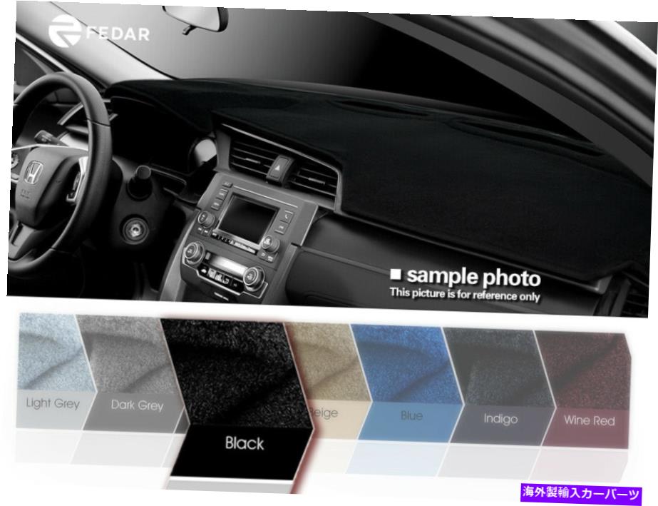 Dashboard Cover 黒いダッシュボードパッドダッシュカバーマットは84-92シボレーカマロに適合します Bl..