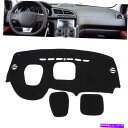 Dashboard Cover ニューブラックダッシュマットポリエステルダッシュボードカバープジョー3008 2013-2015用ダッシュマット New Bla...