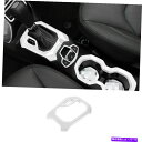 Dashboard Cover Jeep Renegade 2015-2020 ABSホワイトコンソールギアシフトフレームカバートリムに適しています Fit For Jeep Renegade 2015-2020 ABS White Console Gear Shift Frame Cover Trim