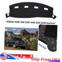 Dashboard Cover ダッジRAM1500 3500 2002-2008用アンチスリップダッシュボードカーペットダッシュマットカバー Anti-Sli...
