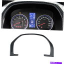 Dashboard Cover J[{t@Co[ +Stg_bV{[ht[XebJ[z_CRV 2007-11 Carbon Fiber + Rubber Car Front Dashboard Frame Sticker For Honda CRV 2007-11