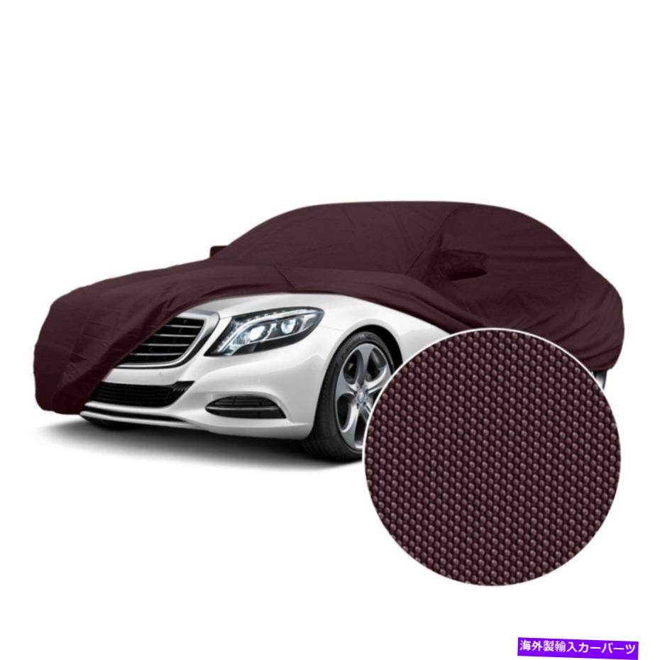 カーカバー ダッジチャレンジャー15-22カバーストームプルーフワインカスタムカーカバー For Dodge Challenger 15-22 Coverking Stormproof Wine Custom Car Cover