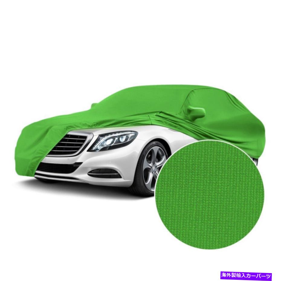 カーカバー ホンダシビック12カバーサテンストレッチ屋内シナジーグリーンカスタムカーカバー For Honda Civic 12 Coverking Satin Stretch Indoor Synergy Green Custom Car Cover