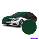 カーカバー Kia Soul 10-13サテンストレッチ屋内グリーンカスタムカーカバーWブラックサイド For Kia Soul 10-13 Satin Stretch Indoor Green Custom Car Cover w Black Sides