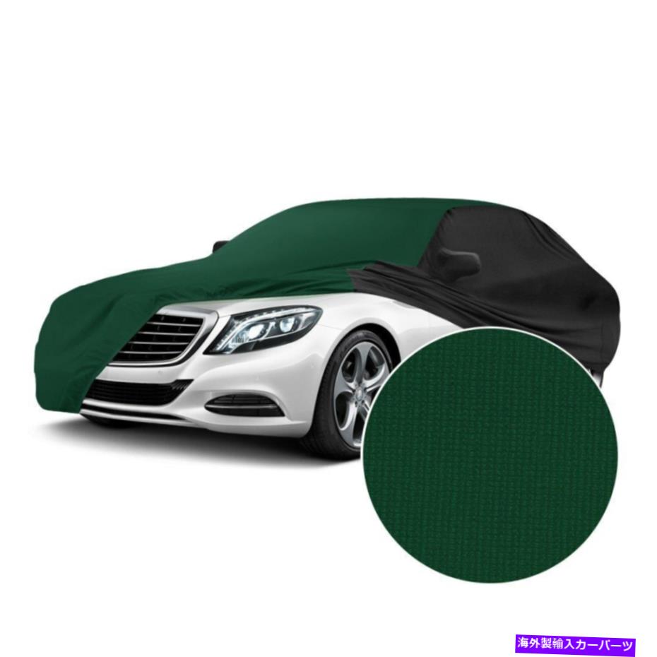 С ܥ졼٥å58-60Сƥ󥹥ȥå⥰꡼󥫥५Сw For Chevy Corvette 58-60 Car Cover Satin Stretch Indoor Green Custom Car Cover w