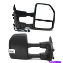 USミラー 08-16フォードF250 F350スーパーデューティパワー加熱信号のペアセット牽引ミラー Pair Set Towing Mirrors For 08-16 Ford F250 F350 Super Duty Power Heated Signal