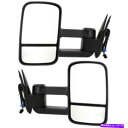 USミラー Chevy Tahoe 2003-2006 Towing Mirror LH＆RHペア加熱パワーマニュアル折りたたみ For Chevy Tahoe 2003-2006 Towing Mirror LH & RH Pair Heated Power Manual Folding