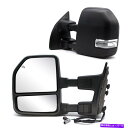 USミラー 1999 2000 2001 Ford F250 F350 F450スーパーデューティパワーのけん引鏡 A Pair Of Towing Mirrors For 1999 2000 2001 Ford F250 F350 F450 Super Duty Power