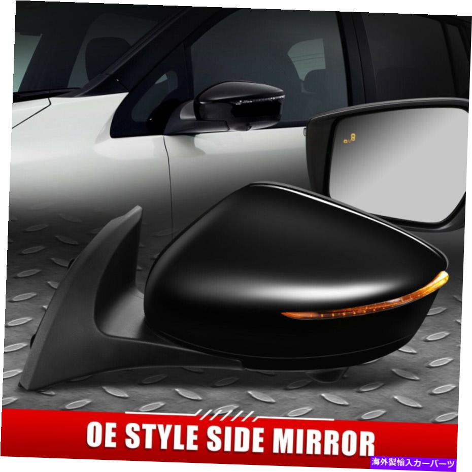 USߥ顼 18-22꡼եѥ+Ǯ+󿮹+BSD麸ɥߥ顼 FOR 18-22 NISSAN LEAF POWERED+HEATED+TURN SIGNAL+BSD CAMERA LEFT SIDE MIRROR