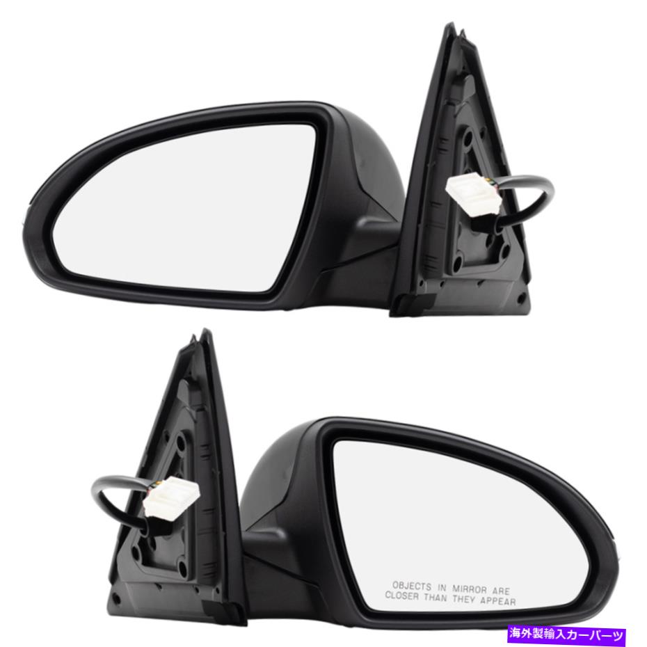 USミラー 新しいペアセットパワー折りたたみサイドミラー2016-2018 Kia optimaの加熱信号 New Pair Set Power Folding Side Mirrors Heated Signal for 2016-2018 Kia Optima