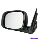 USミラー 08-20のグランドキャラバンリアビューミラーパワー加熱マニュアル折りたたみ左側 For 08-20 Grand Caravan Rear View...