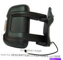 USミラー サイドミラープジョーボクサー2006エレクトリックサーマルミディアムアーム左 Side Mirror Peugeot Boxer 2006 Electric Thermal Medium Arm Left