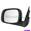 USミラー 08-20のグランドキャラバンリアビューミラーパワー加熱マニュアル折りたたみ左側 For 08-20 Grand Caravan Rear View...