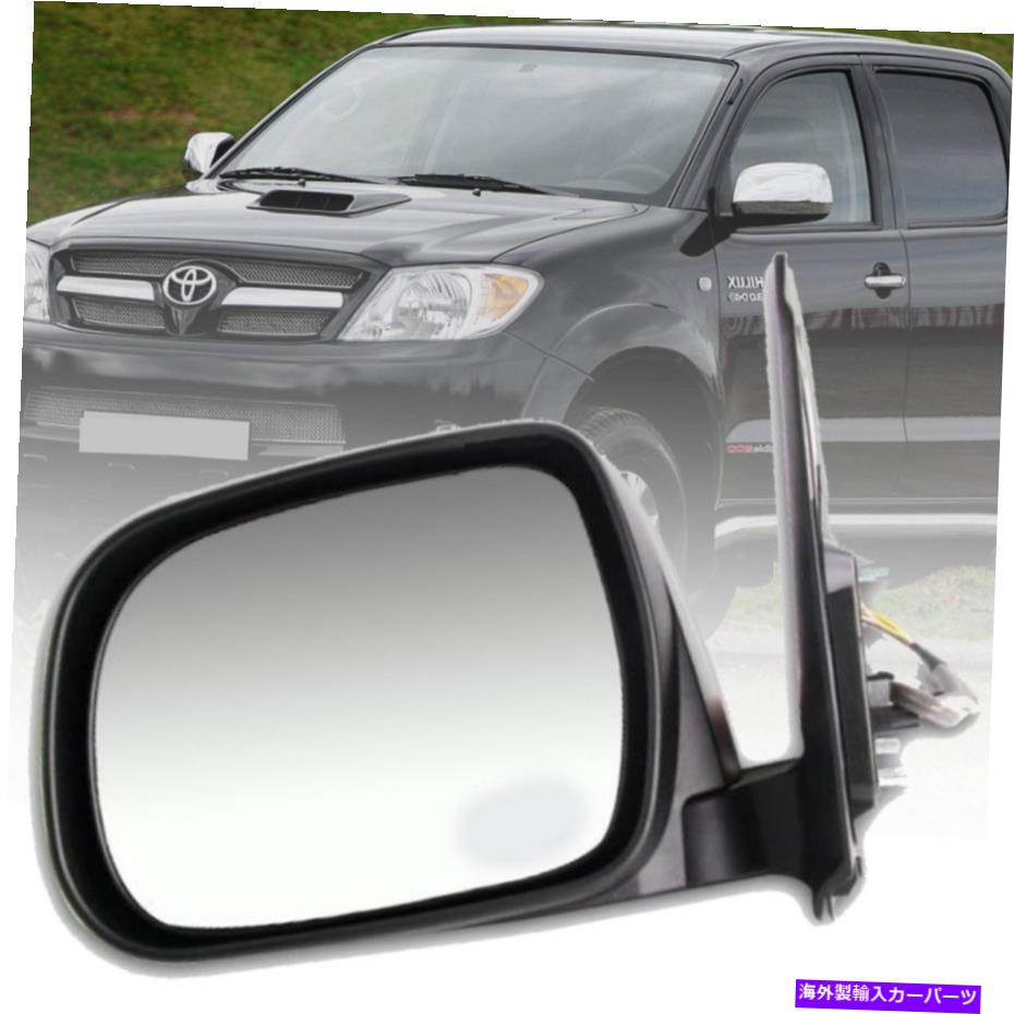 USミラー クロムエレクトリックサイドドアミラー左サイドトヨタハイラックスビーゴSR5 05-08 CHROME ELECTRIC SIDE DOOR MIRROR LEFT SIDE FIT FOR TOYOTA HILUX VIGO SR5 05-08