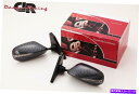 USミラー GT2ミラーLEDカーボンルックマニュアル調整LHDフォルクスワーゲンルポ6x GT2 Mirror LED Carbon Look manual ...