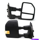 USミラー 99-16フォードF250 F350スーパーデューティパワー加熱信号のアップグレードけん引ミラー Upgrade Towing Mirrors For 99-16 Ford F250 F350 Super Duty Power Heated Signal