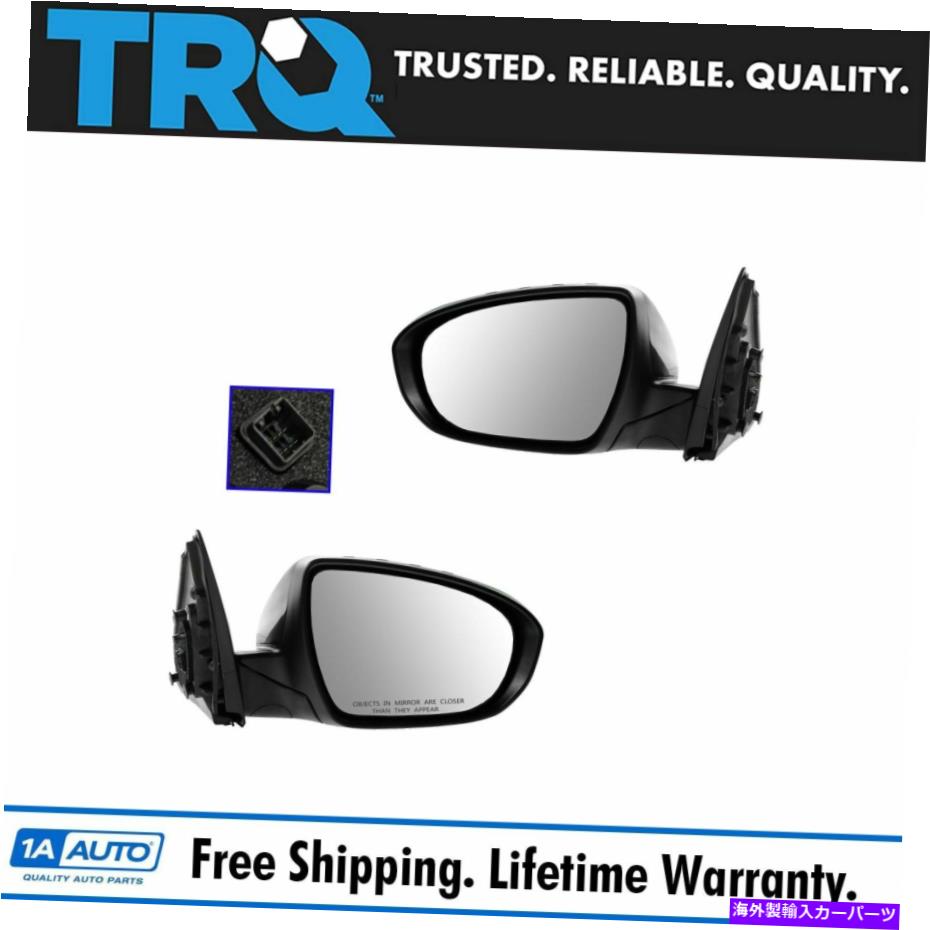 USミラー TRQミラーパワー折り畳み加熱ターンシグナルペア12-13 KIA OPTIMA NEWに設定 TRQ Mirror Powe..