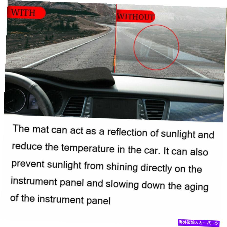 Dashboard Cover スバルフォレスター2019-2022ダッシュマットダッシュボードマットダッシュカバーサンバイザーパッド For Subaru Forester 2019-2022 Dashmat Dashboard Mat Dash Cover Sun Visor Pad