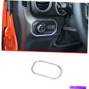 Dashboard Cover ジープラングラーJL 2018-2022シルバーチタンヘッドライトボタンフレームカバートリム For Jeep Wrangler JL 2018-2022 Silver Titanium Headlight Button Frame Cover Trim(2)
