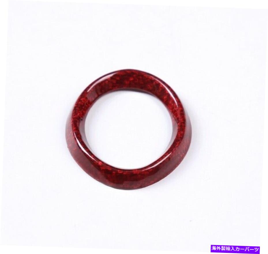 Dashboard Cover Maserati Ghibli 2014-2021用のレアルレッドカーボンファイバーダッシュボードクロックリングカバー Real Red Carbon Fiber Dashboard Clock Ring Cover For Maserati Ghibli 2014-2021