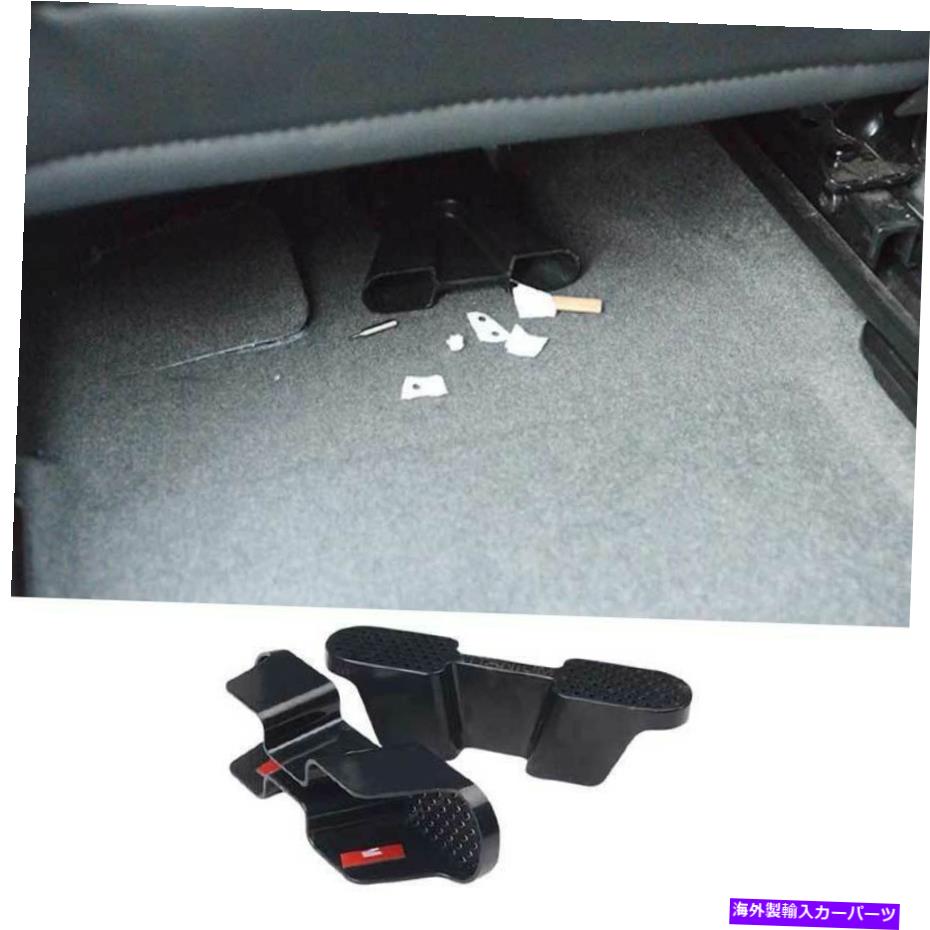 サンシェード ペイントブラックシートL＆Rエアアウトレットダストカバートリムフォードレンジャー2015-2021 Paint Black Seat L&R Air Outlet Dust Cover Trim 2PCS For Ford Ranger 2015-2021