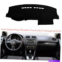 サンシェード VWゴルフ6 2010-2012のインテリアダッシュボードカーペットサンシェード保護パッドカバー Interior Dashboard Carpe...