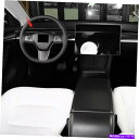 サンシェード テスラ17-21モデルYマットカーボンファイバールックUステアリングホイールボタンカバー For Tesla 17-21 Model Y Matt Carbon Fiber Look U Steering Wheel Button Cover