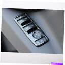 サンシェード テスラモデルX S S 2012-2021カーボンファイバールックウィンドウリフトパネルスイッチカバーC For Tesla Model X S 2012-2021 Carbon Fiber Look Window Lift Panel Switch Cover C(2)