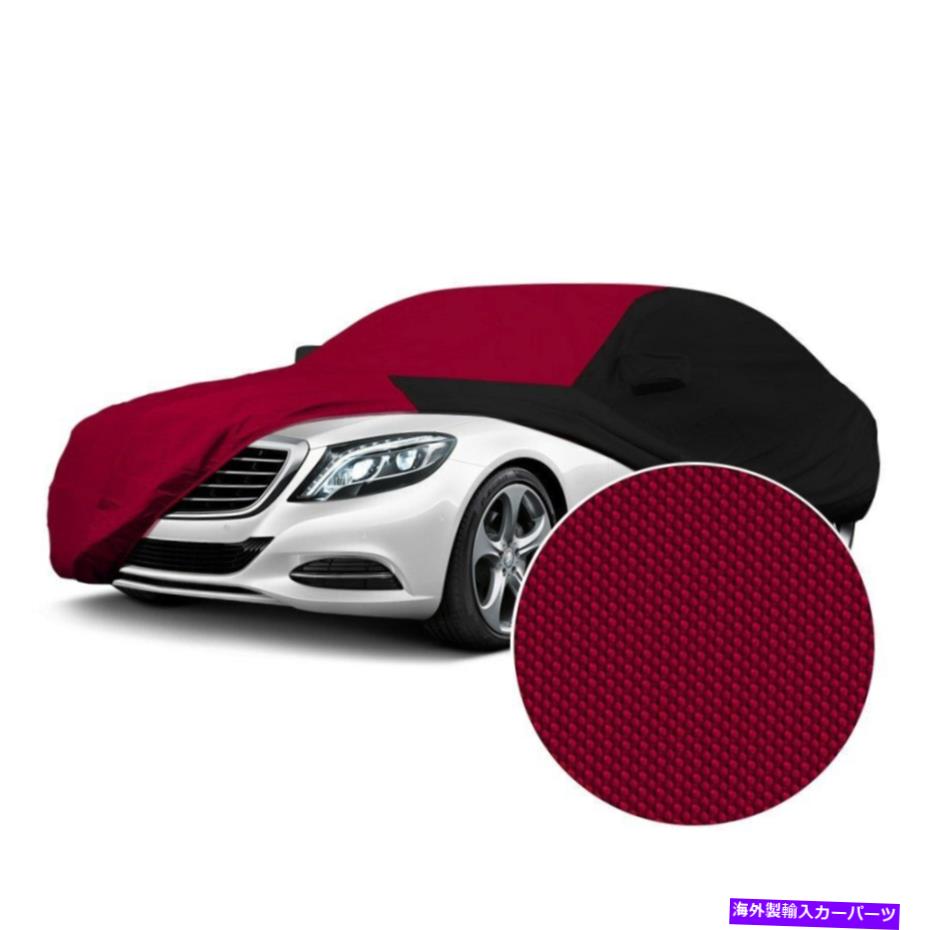 J[Jo[ AEfBA3 06-12Jo[Xg[v[tbhJX^J[Jo[WubNTCh For Audi A3 06-12 Coverking Stormproof Red Custom Car Cover w Black Sides