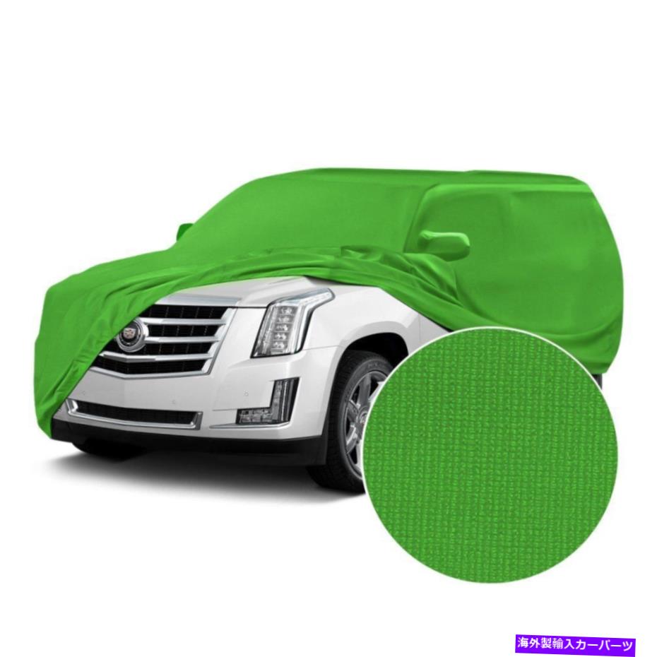 カーカバー GMC地形10-17サテンストレッチ屋内相乗効果グリーンカスタムカーカバー For GMC Terrain 10-17 Satin Stretch Indoor Synergy Green Custom Car Cover