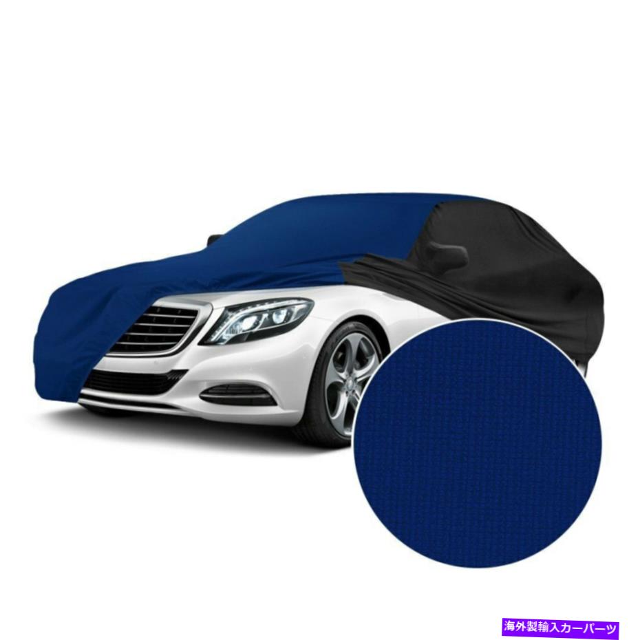 J[Jo[ Jo[TeXgb`CpNgu[JX^J[Jo[WubN Coverking Satin Stretch Indoor Impact Blue Custom Car Cover w Black