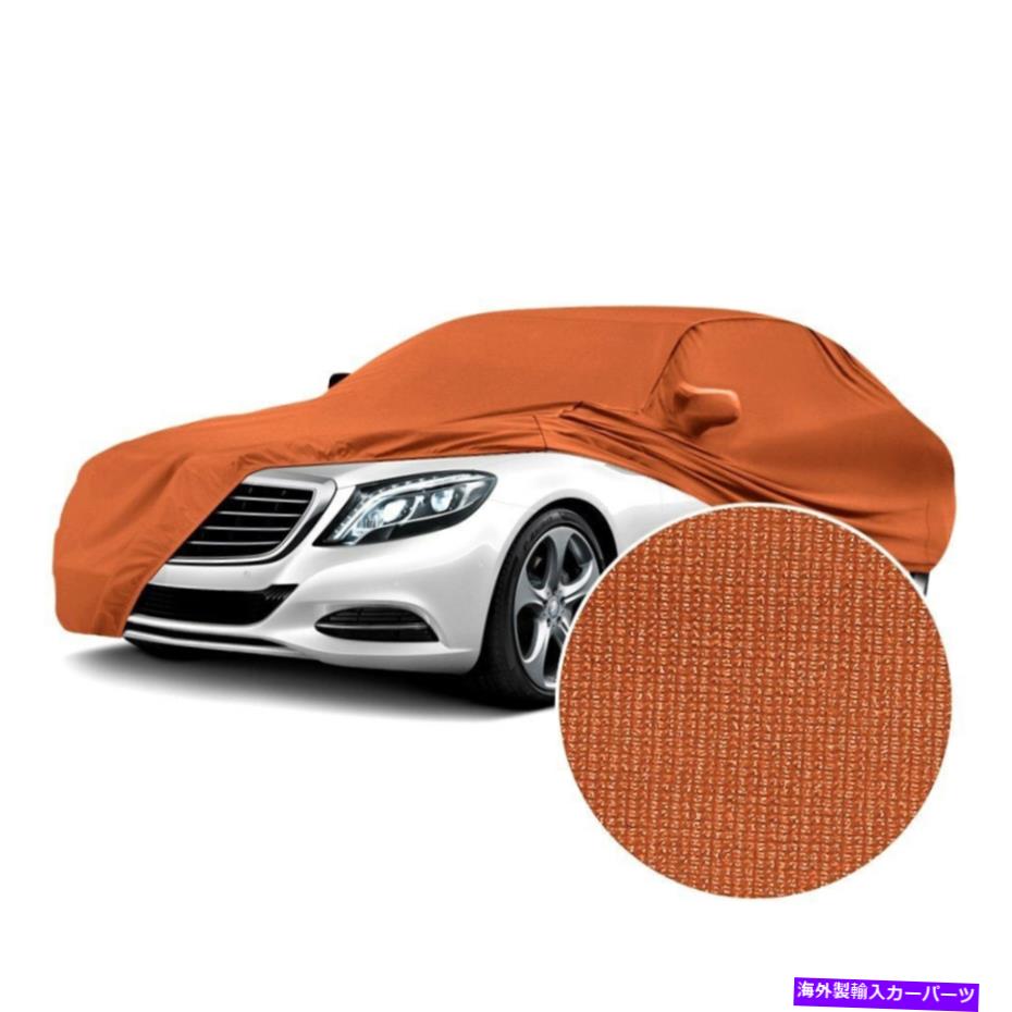 カーカバー メルセデスベンツ450SEL 75-77カーカバーサテンストレッチ屋内インフェルノオレンジ For Mercedes-Benz 450SEL 75-77 Car Cover Satin Stretch Indoor Inferno Orange